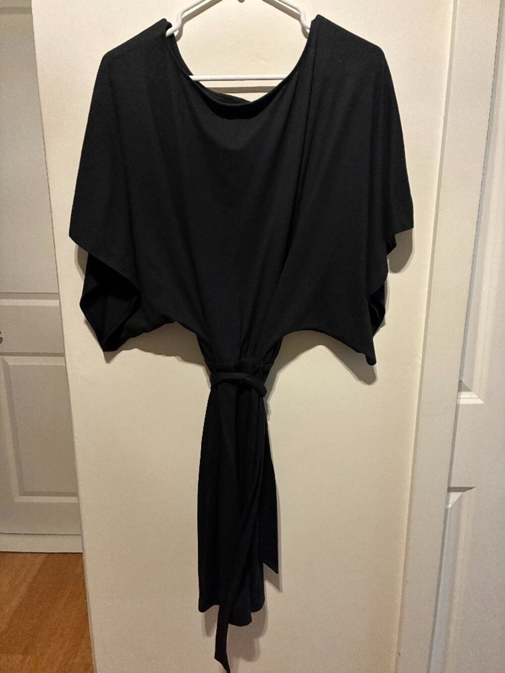 Urban Outfitters Black Batwing Sleeve Tie-Waist Dress Size XS